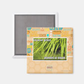 im Gras Magnet (Vorderseite/Rückseite)