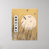 Im Grasland Leinwanddruck (Vorderseite)