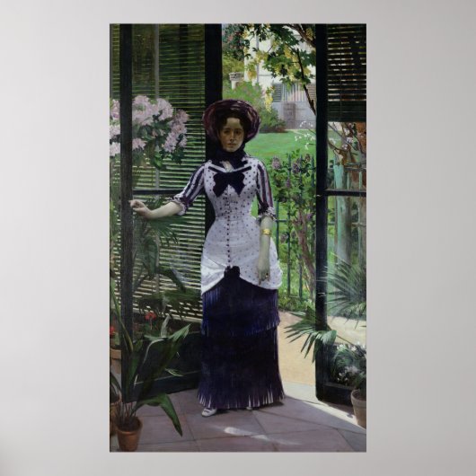 Im Greenhouse, 1881 Poster (Vorne)