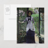 Im Greenhouse, 1881 Postkarte (Vorne/Hinten)