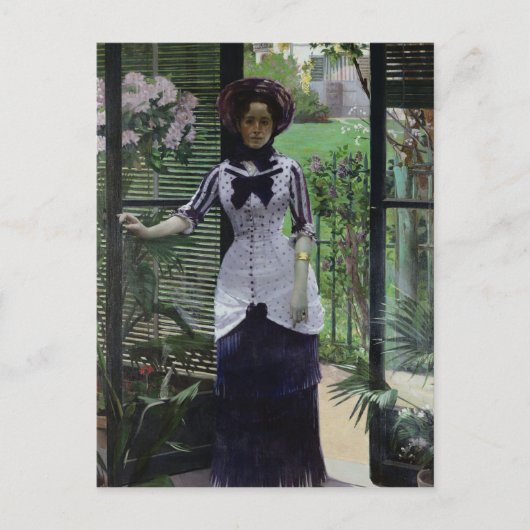 Im Greenhouse, 1881 Postkarte (Vorderseite)