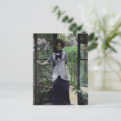 Im Greenhouse, 1881 Postkarte (Stehend Vorderseite)