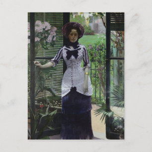 Im Greenhouse, 1881 Postkarte