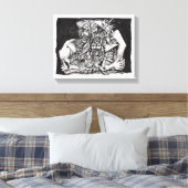 Im Griff von Brian Benson Leinwanddruck (Insitu (Schlafzimmer))
