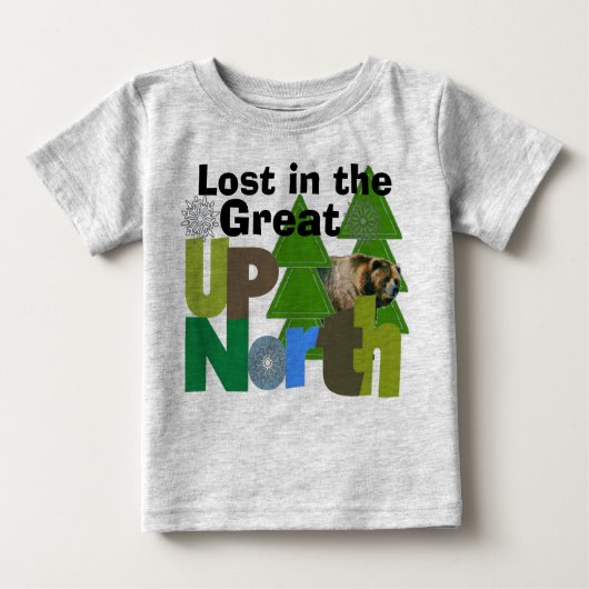 Im großen Norden verloren Baby T-shirt (Vorderseite)