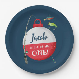 Im großen ONE Fishing zum Geburtstag Pappteller