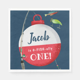 Im großen ONE Fishing zum Geburtstag Serviette