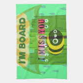 Im Großen und Ganzen vermisse ich dich: Inspiratio Geschirrtuch (Vertikal)