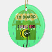 Im Großen und Ganzen vermisse ich dich Keramik Ornament (Links)