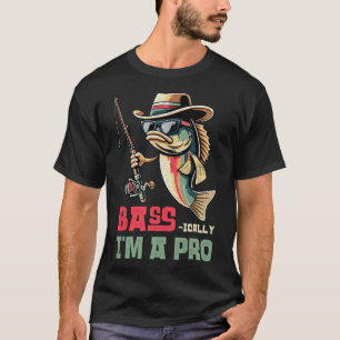 Im Grunde bin ich ein Profi für lustige Angler  T-Shirt