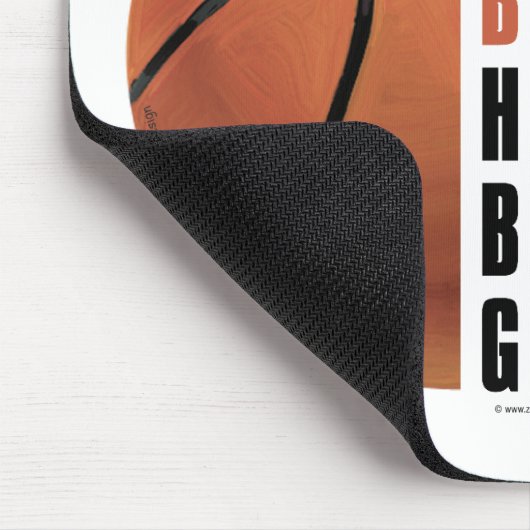 Im guter Basketball schönes Im Mousepad (Ecke)
