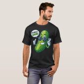 I'M Half Sour Funny Pickle T-Shirt (Vorne ganz)