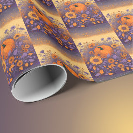 Im Halloween-Garten Geschenkpapier