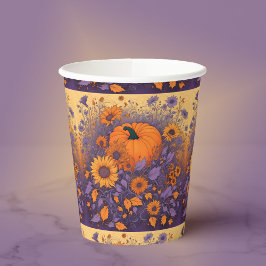 Im Halloween-Garten Pappbecher