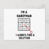 Im Handyman finde ich immer eine Lösung Postkarte (Vorderseite)