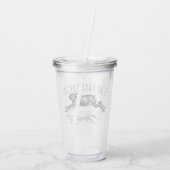 I'm Hare For It Punny Bunny Encouraging Acryltrinkbecher (Rückseite)