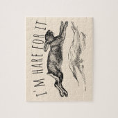 I'm Hare For It Punny Bunny Encouraging Puzzle (Vertikal)
