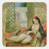 Im Harem Quadratischer Aufkleber (Vorderseite)