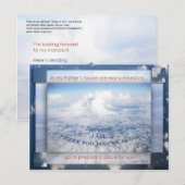 Im Haus meines Vaters Postkarte (Vorne/Hinten)