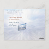 Im Haus meines Vaters Postkarte (Rückseite)