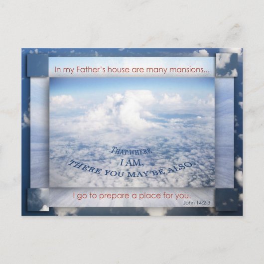 Im Haus meines Vaters Postkarte (Vorderseite)