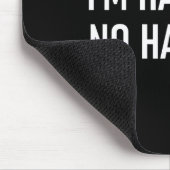 I'm Having A No Hair Day, Funny, Jokes, Sarcastic Mousepad (Ecke)