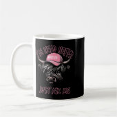 I'm Head Heffa Just Ask Me Bossy Highland Cow Base Kaffeetasse (Links)