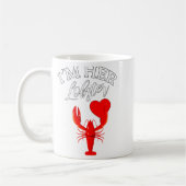 Im Her Lobster Heart Couple Matching Gift Valentin Kaffeetasse (Links)