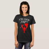 Im Her Lobster Heart Couple Matching Gift Valentin T-Shirt (Vorne ganz)