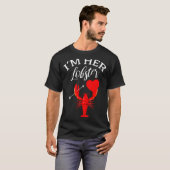 Im Her Lobster Heart Couple Matching Gift Valentin T-Shirt (Vorne ganz)