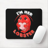 I'm Her Lobster Matching Couple Valentine's Day Wo Mousepad (Mit Mouse)