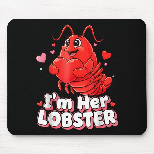 I'm Her Lobster Matching Couple Valentine's Day Wo Mousepad (Vorne)