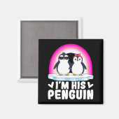 I'm Her Penguin Matching Couple Valentine Love Hea Magnet (Vorderseite/Rückseite)
