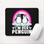 I'm Her Penguin Matching Couple Valentine Love Hea Mousepad (Mit Mouse)