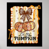 I'm Her Pumpkin Cherry Couple Coquette Bow Fall Th Poster (Vorne)
