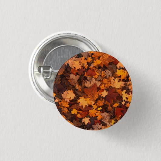 im Herbst Button (Vorne & Hinten)