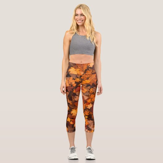 im Herbst Capri Leggings (Vorderseite)