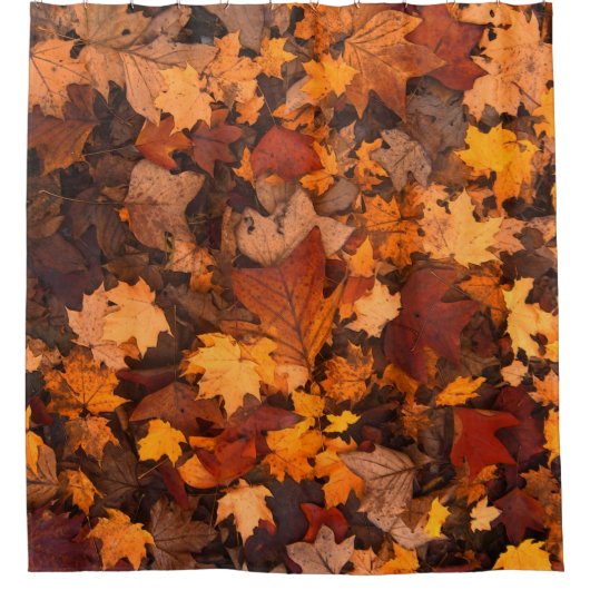 im Herbst Duschvorhang (Vorderseite)