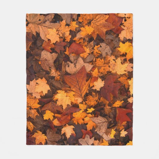 im Herbst Fleecedecke (Vorderseite)