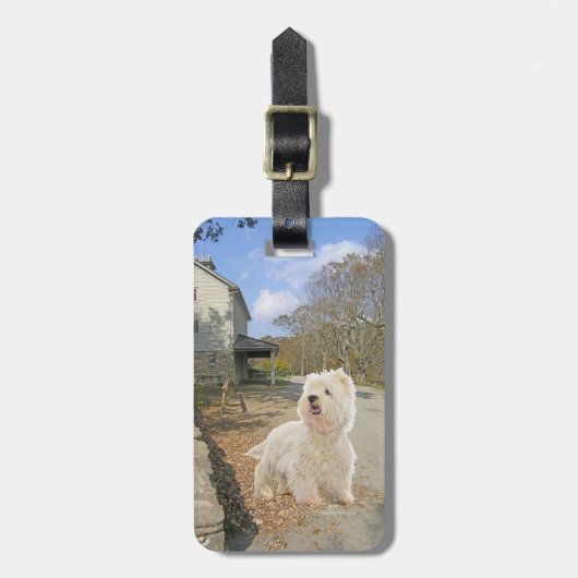 Im Herbst Gepäckanhänger (Vorderseite vertikal)