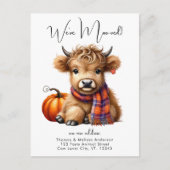 Im Herbst haben wir die neue Adressenverschiebung  Ankündigungspostkarte (Vorderseite)