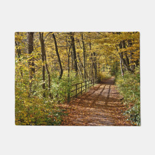 Im Herbst in Wienerwald Fußmatte