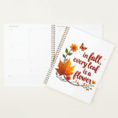 "Im Herbst ist jedes Leaf eine Blume" Planer (Anzeige)