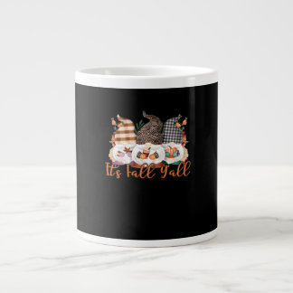 Im Herbst Kariert und im Leopard fällt es alle Gno Jumbo-Tasse