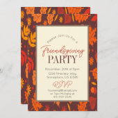 Im Herbst lädt das freundliche Dinner zum Verweile Einladung (Vorne/Hinten)