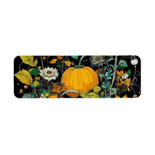 Im Herbst noch Leben mit Kürbis (Vorne)