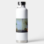 Im Herbst noch Leben mit Kürbis, Blume Trinkflasche (Rechts)