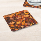 im Herbst Rechteckiger Pappuntersetzer (angewinkelt)