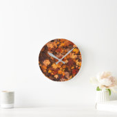 im Herbst Runde Wanduhr (Zuhause)