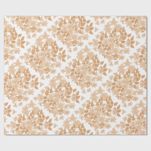 Im Herbst sinkende Blätter umblättern Papier Geschenkpapier (Flach)